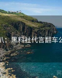 独家深扒：黑料社代言翻车公众心理