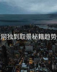 秀人网独到取景秘籍趋势洞察