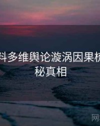 吃瓜爆料多维舆论漩涡因果梳理，揭秘真相